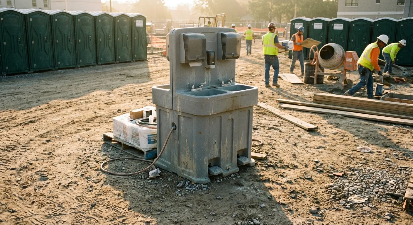 Hand wash station delivery and setup in Gary, IN