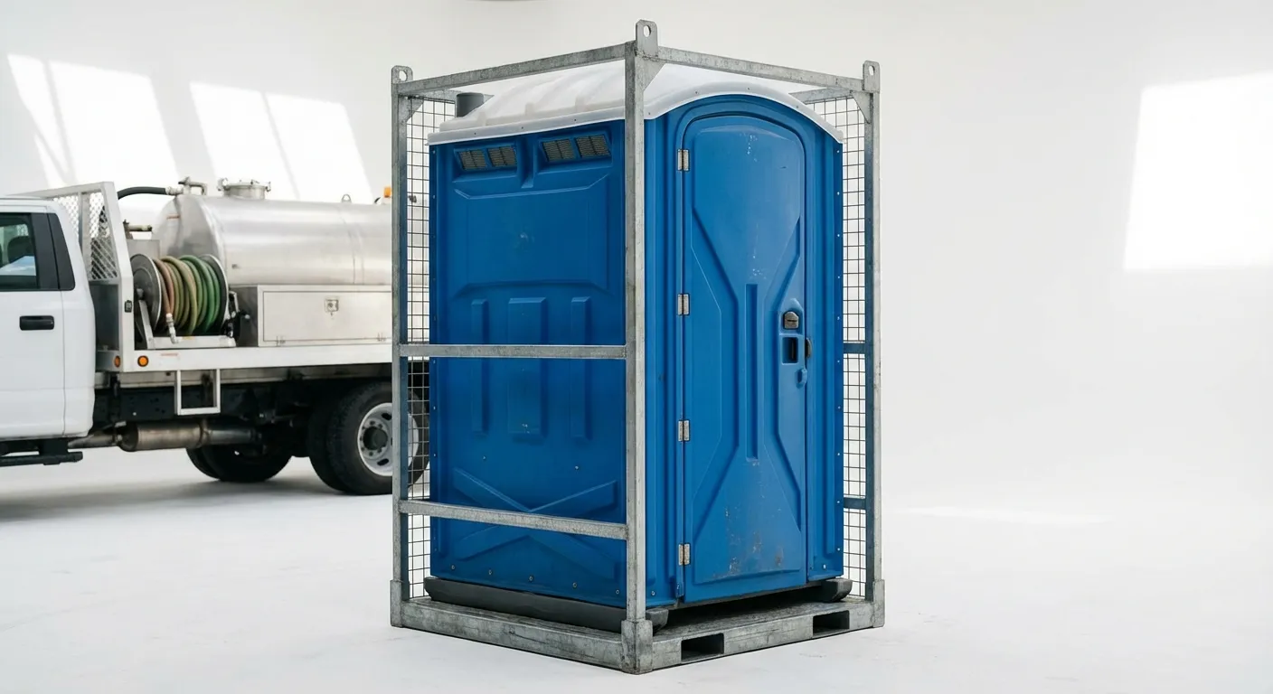 Crane-Liftable Portable Toilet Technical Specifications in Gary, IN