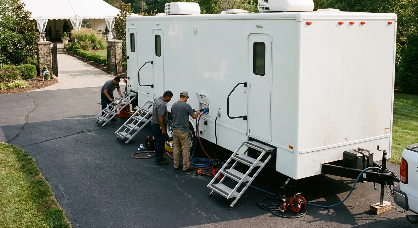 Luxury Restroom Trailer in Gary, IN