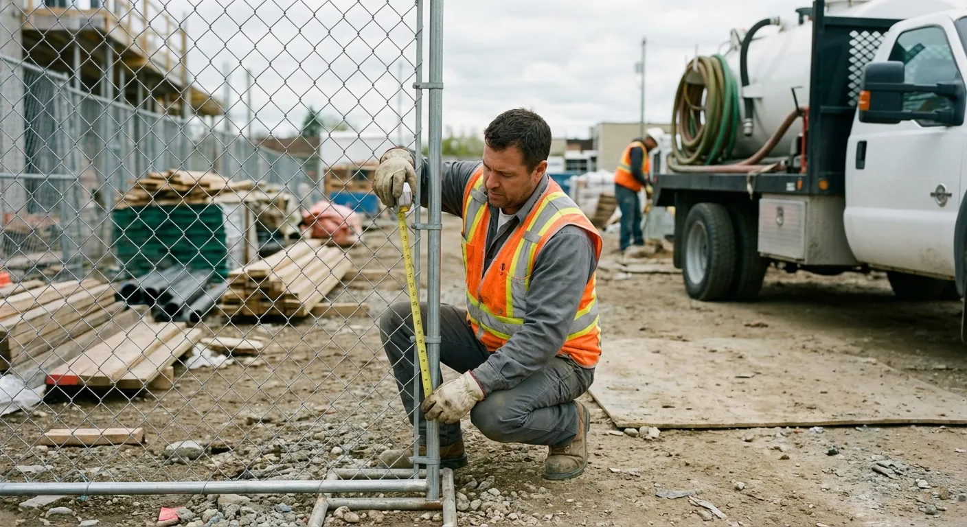 Portable toilet site planning and placement logistics in Gary, IN