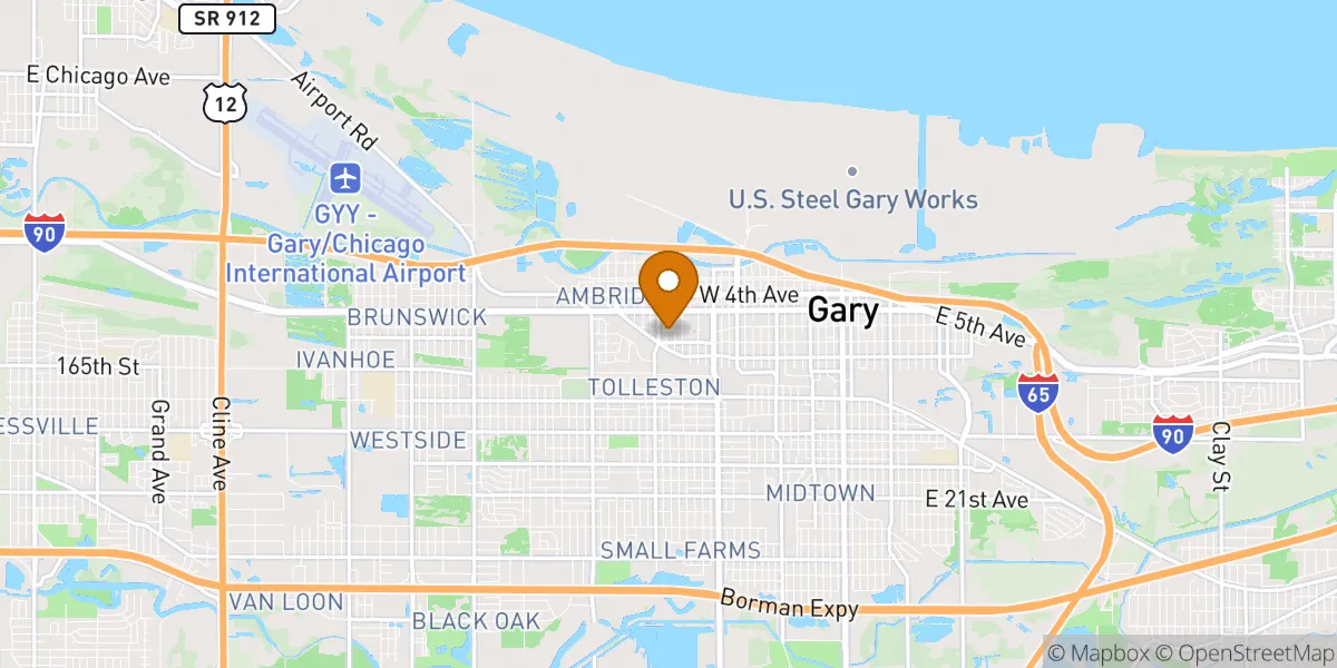 neighborhood map neighborhood map in Gary, IN