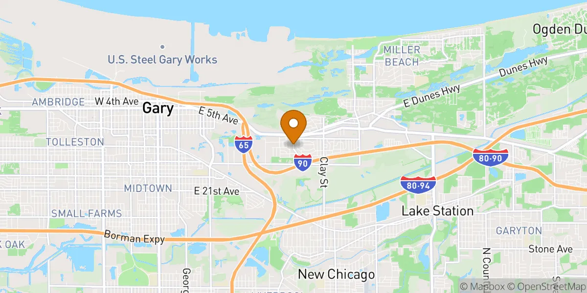 neighborhood map neighborhood map in Gary, IN