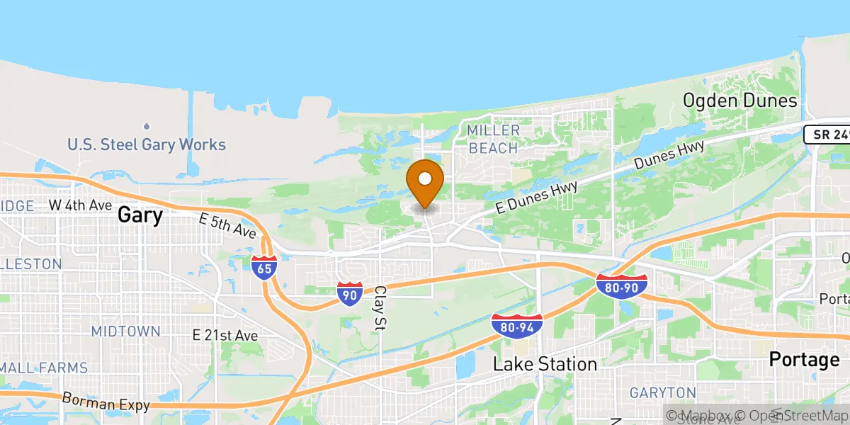 neighborhood map neighborhood map in Gary, IN