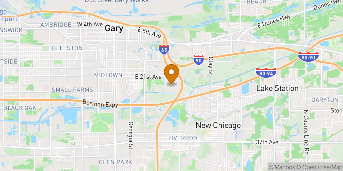 neighborhood map neighborhood map in Gary, IN