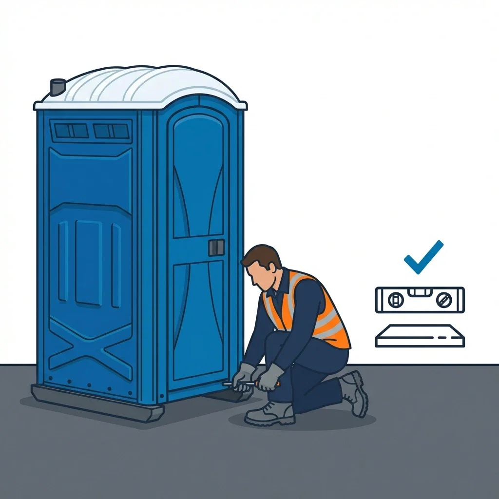 Infographic detailing flat floor entry safety indicators and symptoms in Gary, IN